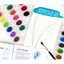 Crayola® Watercolor Set, 1 Oz, Assorted Colors, 16 Paints Per Set, Pack Of 6 Sets