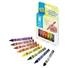 Crayola® Young Kids Washable Tripod Crayons, Assorted Colors, Pack Of 8 Crayons