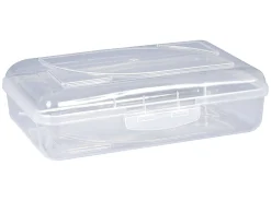 Cra-Z-Art Plastic School Box, 2-3/16”H x 5-3/16”W x 8”D, Clear