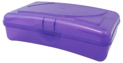 Cra-Z-Art Plastic School Box, 2-3/16”H x 5-3/16”W x 8”D, Assorted Colors