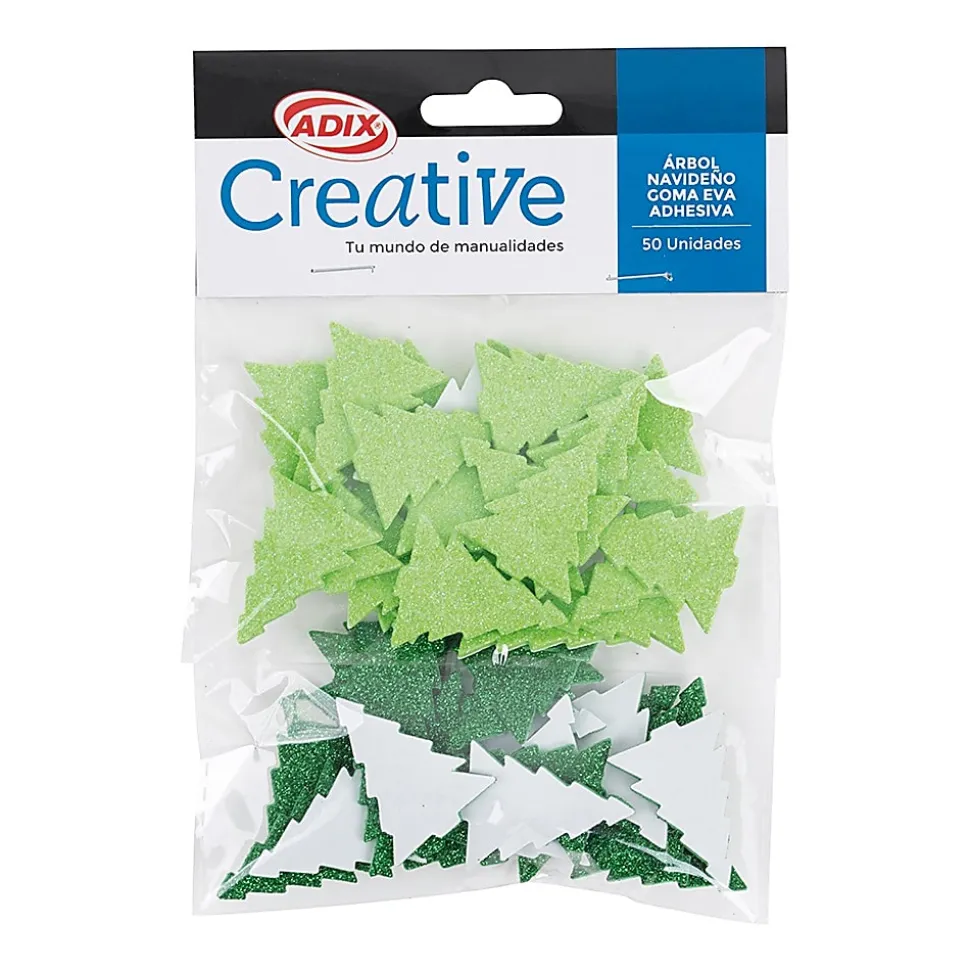 Creative Christmas Crafts, Foam Christmas Tree Cutouts