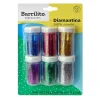 Creative Glitter, With Applicator Bottles, Assorted Colors, Total Qty 6