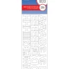 Creative Start® Self-Adhesive Letters, Numbers and Symbols, 1", Helvetica, White, Pack of 256