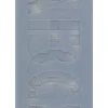 Creative Start® Stencil Kit, Reusable Plastic, Letters, Numbers and Symbols, Helvetica, 3", 48 Characters