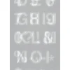 Creative Start® Stencil Kit, Reusable Plastic, Letters, Numbers and Symbols, Helvetica, 1", 53 Characters