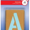 Creative Start® Stencil Kit, Reusable Paper, Letters, Numbers and Symbols, Gothic, 4", 45 Characters