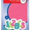 Creative Start® Vinyl Peel & Stick Letters And Numbers, 4", Block, Pink/Blue/Green, Pack Of 225