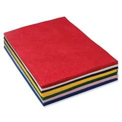 Creativity Street Felt Sheets, 9" x 12", Assorted Colors, Set Of 2 Packs