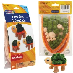 Creativity Street Foam Animal Craft Kits, Pack Of 4 Kits