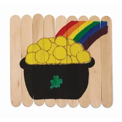 Creativity Street Jumbo Craft Sticks, 6" x 3/4", Natural, 500 Pieces Per Pack, Set Of 2 Packs