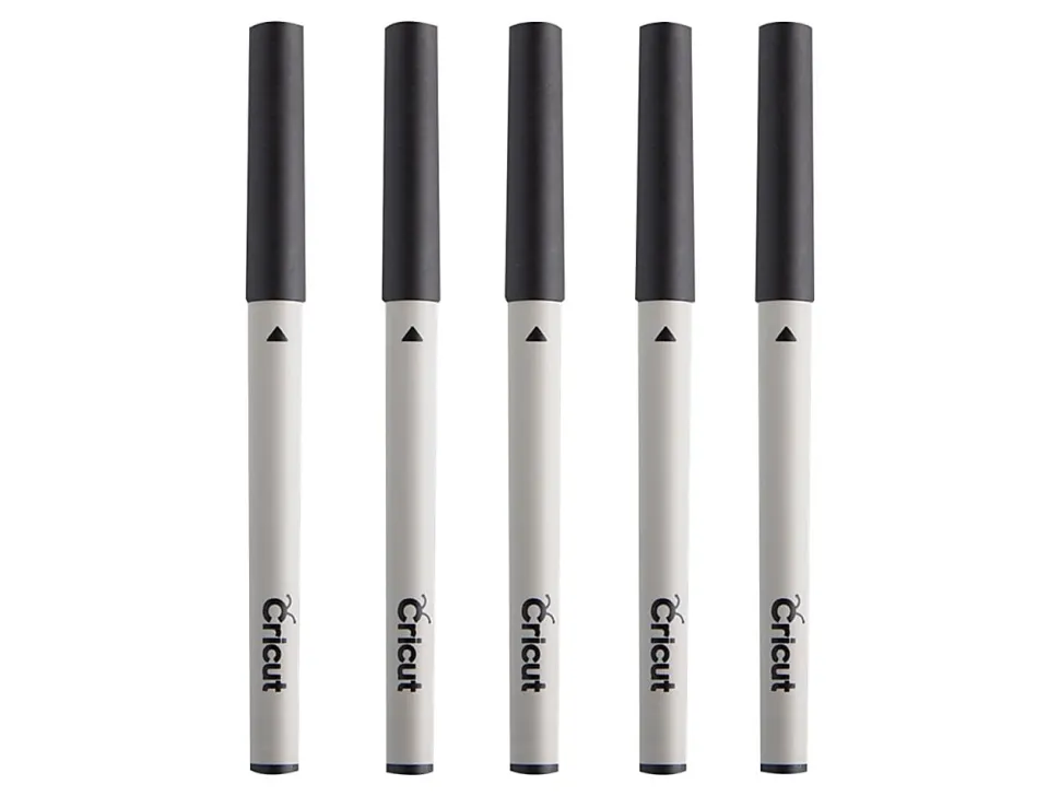 Cricut Multi Pen Set, Medium Point, Black, Set Of 5 Pens