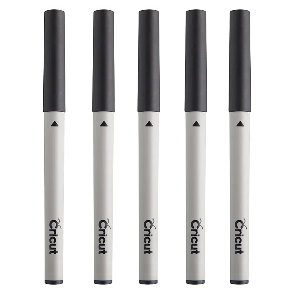 Cricut Multi Pen Set, Medium Point, Black, Set Of 5 Pens