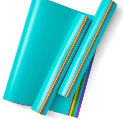 Cricut Premium Removable Vinyl Sheet Sampler, 12” x 12”, Tropical, Pack Of 6 Sheets