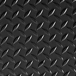 Crown Industrial Deck Plate Antifatigue Mat, 24" x 36", Black