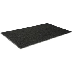 Crown Jasper Indoor/Outdoor Scraper Mat, 3' x 5', Black