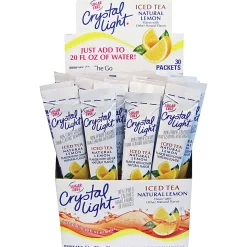 Crystal Light® On-The-Go Mix Sticks, Iced Tea, 0.04 Oz, Box Of 30