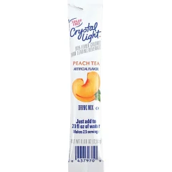 Crystal Light® On The Go Mix Sticks, Peach Tea, 0.09 Oz, Box Of 30 Packets