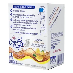 Crystal Light On-The-Go Sugar-Free Drink Mix, Iced Tea, 0.08 Fl Oz, 30 Packets Per Box, Pack Of 2 Boxes
