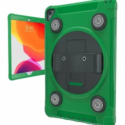 CTA Digital Magnetic Splash-Proof Case For Apple iPad 7th/ 8th/ 9th Gen 10.2, iPad Air 3, iPad Pro 10.5, Green