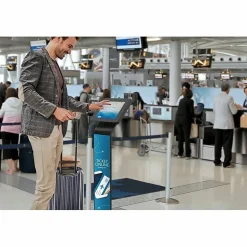 CTA Digital Premium Locking Floor Stand Kiosk For iPad 10.2