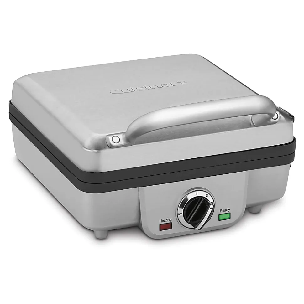 Cuisinart Belgian Waffle Maker With Pancake Plates, Silver, Total Qty 1
