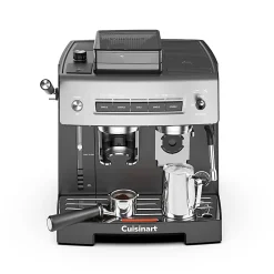 Cuisinart Brew And Grind 12-Cup Espresso Machine, Black/Silver
