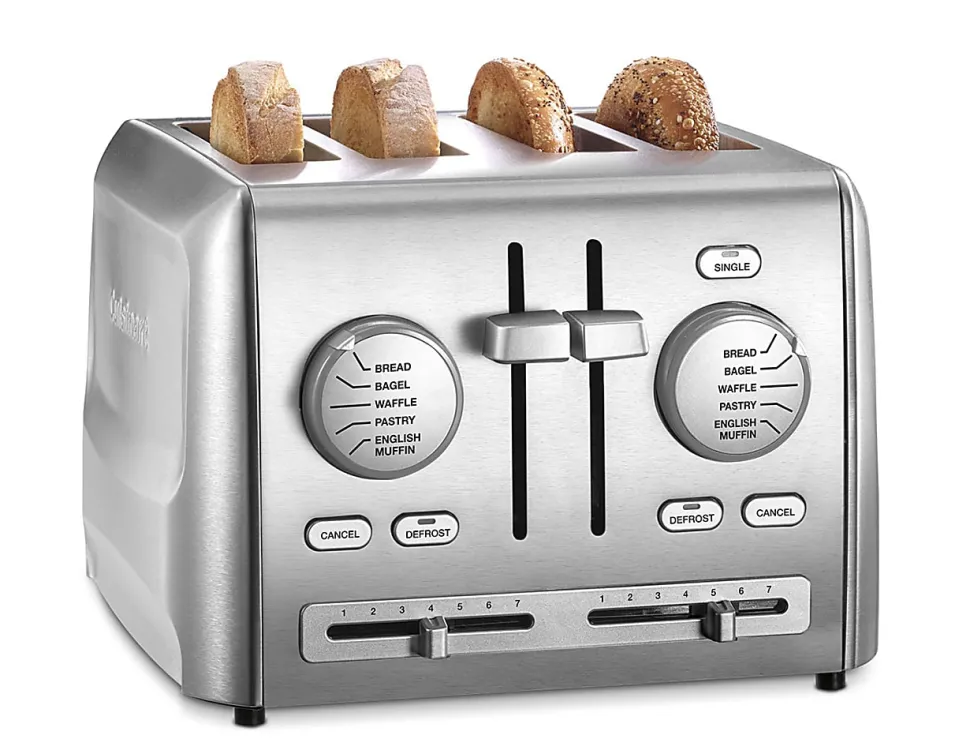 Cuisinart Custom Select 4-Slice Toaster, Stainless Steel