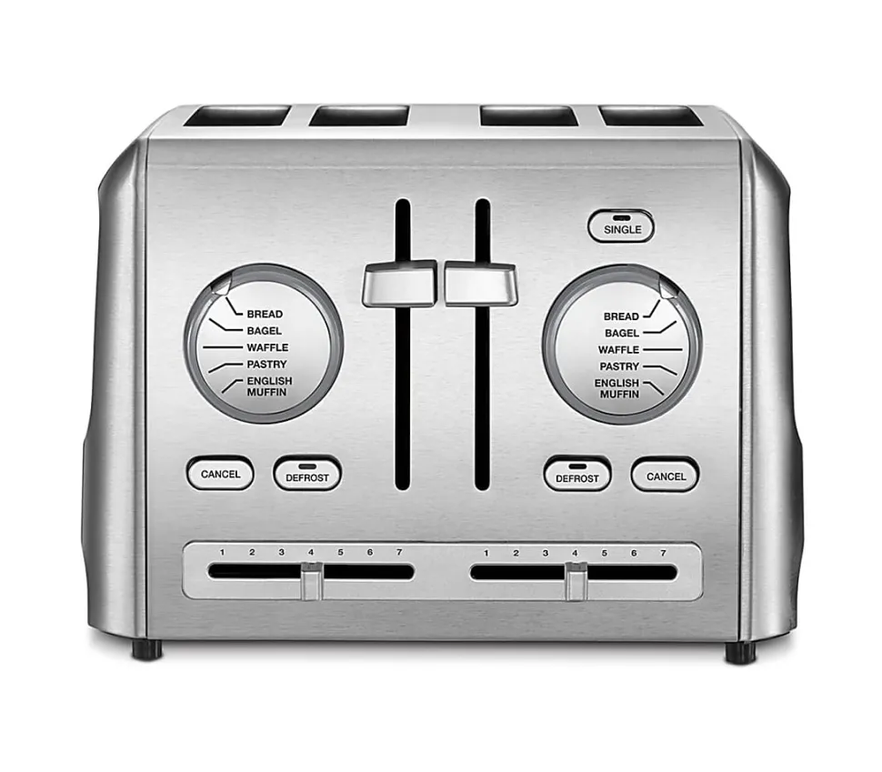 Cuisinart Custom Select 4-Slice Toaster, Stainless Steel