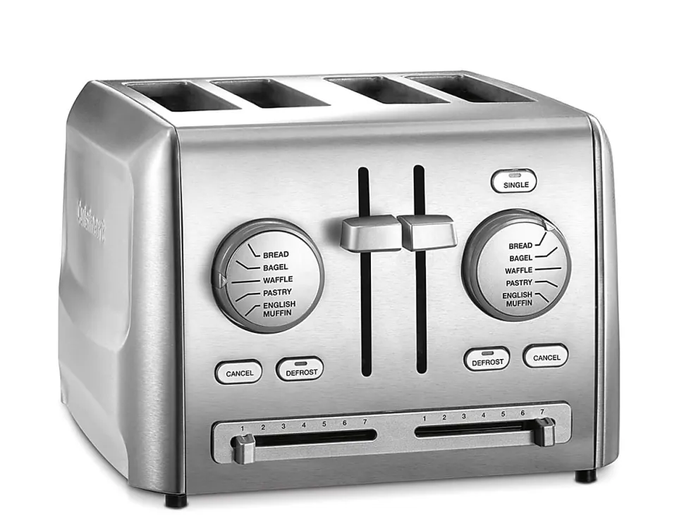 Cuisinart Custom Select 4-Slice Toaster, Stainless Steel