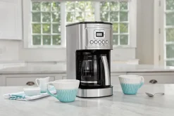 Cuisinart DCC-3200 14-Cup Programmable Coffee Maker, Black/Stainless