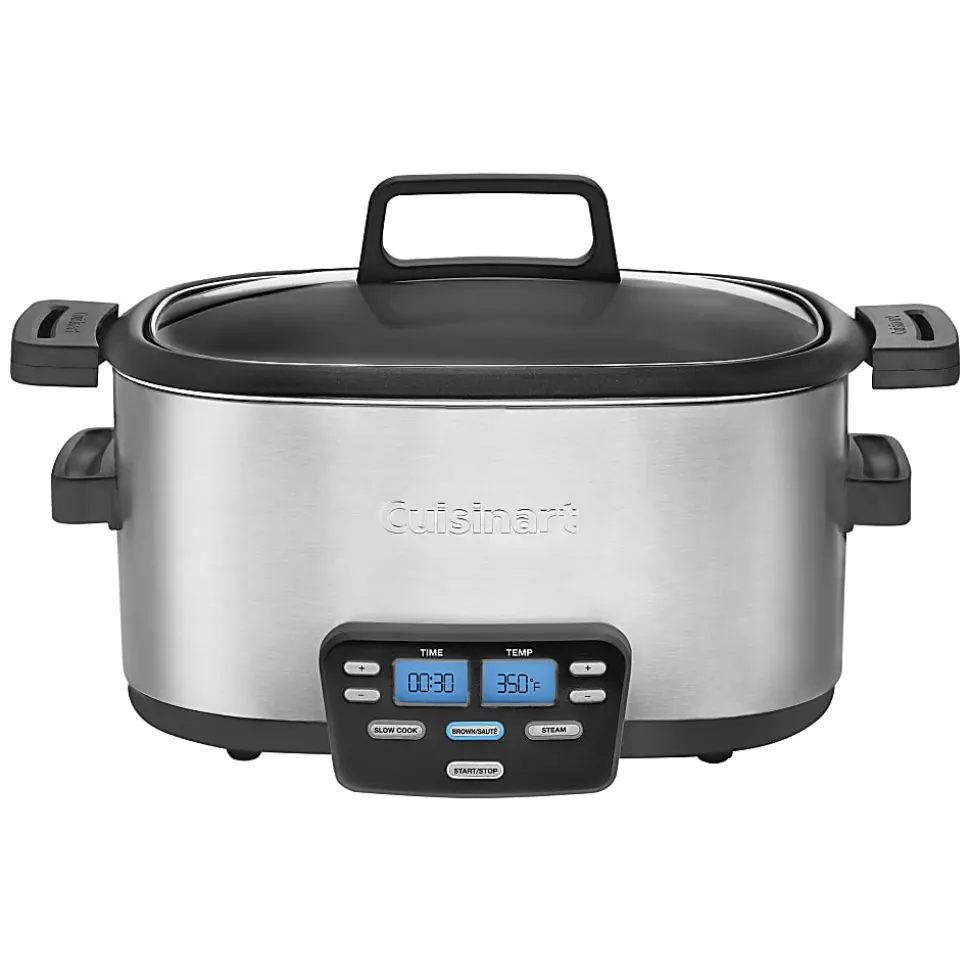 Cuisinart 6-Quart 3-in-1 Multi-Cooker, Silver, Total Qty 1