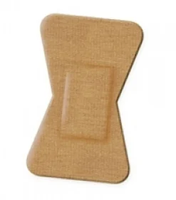 CURAD® Flex-Fabric Adhesive Bandages, Fingertip, 1 1/2" x 2", Tan, Pack Of 1,200