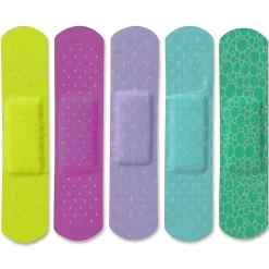 CURAD® Neon Adhesive Bandages, Assorted Colors, Case Of 1,200