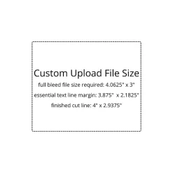Custom Create Your Own 1-Color Roll Mailing And Shipping Labels, 2-15/16" x 4", Box of 250