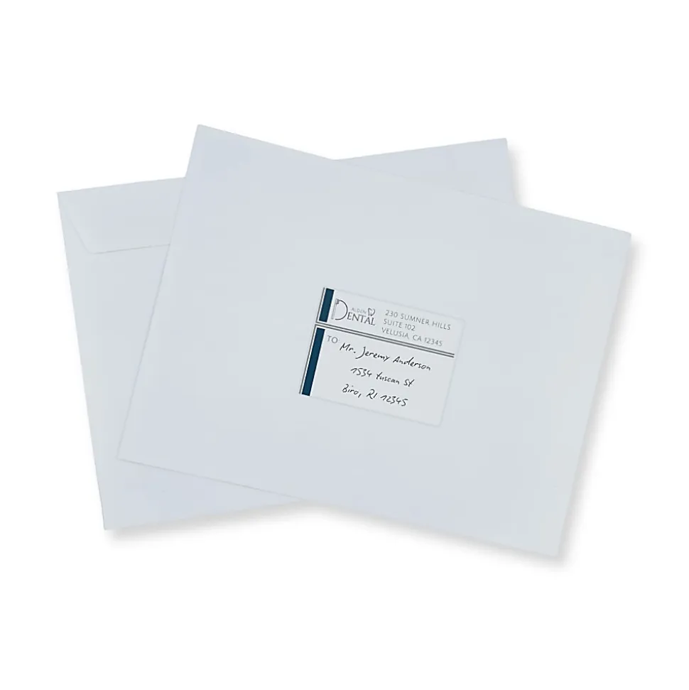 Custom Create Your Own 1-Color Roll Mailing And Shipping Labels, 2-15/16" x 4", Box of 250