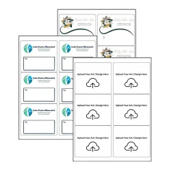 Custom Full-Color Mailing Label Sheets, 4" x 3-15/16", 6 Labels Per Sheet, Pack Of 10 Sheets