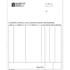 Custom Laser Invoice/Sales Order For Dynamics®/Great Plains®/Microsoft®, 8 1/2" x 11", 1 Part, Box Of 250
