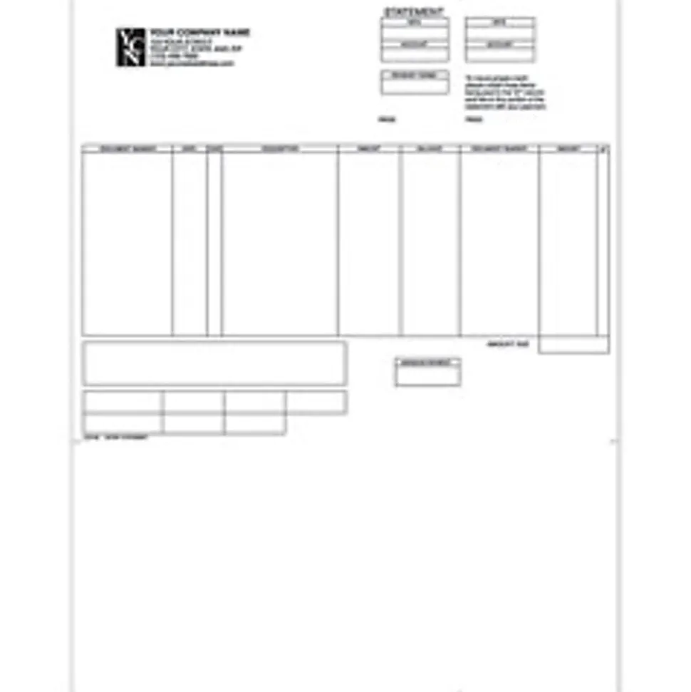 Custom Laser Statement For Dynamics®/Great Plains®/Microsoft®, 8 1/2" x 11", 1 Part, Box Of 250