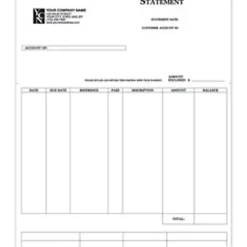 Custom LF-CS70 Laser Statement For Sage Peachtree®, 8 1/2" x 11", 1 Part, Box Of 250