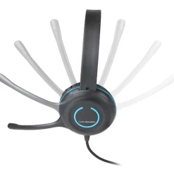 Cyber Acoustics AC-5008 USB Stereo Headset - Stereo - USB - Wired - 20 Hz to 20 kHz - Over-the-head - AC5008