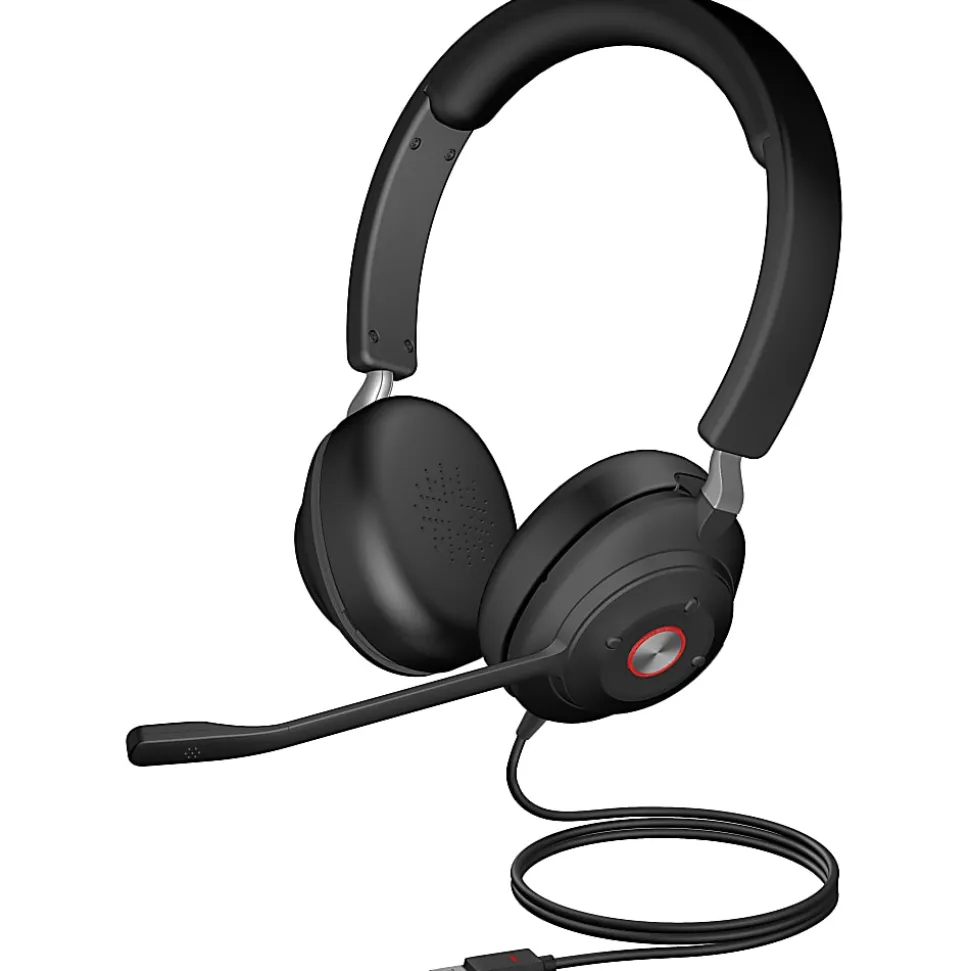 Cyber Acoustics Essential USB Computer Headset - Stereo - USB Type A - Wired - 20 Hz to 20 kHz - Ove - HS2000