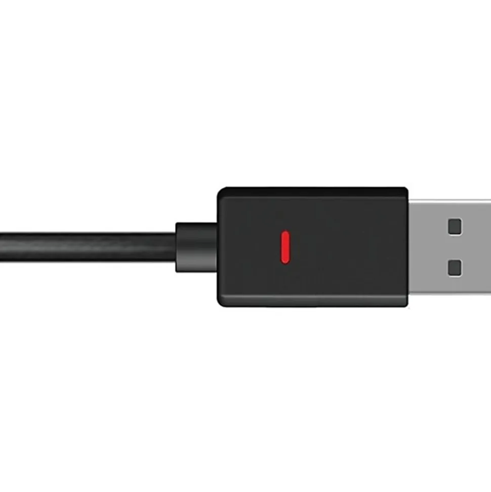 Cyber Acoustics Essential USB Computer Headset - Stereo - USB Type A - Wired - 20 Hz to 20 kHz - Ove - HS2000