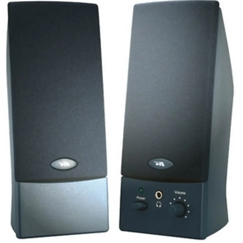 Cyber Acoustics 2.0 USB Speaker System, Black, CA-2016WB