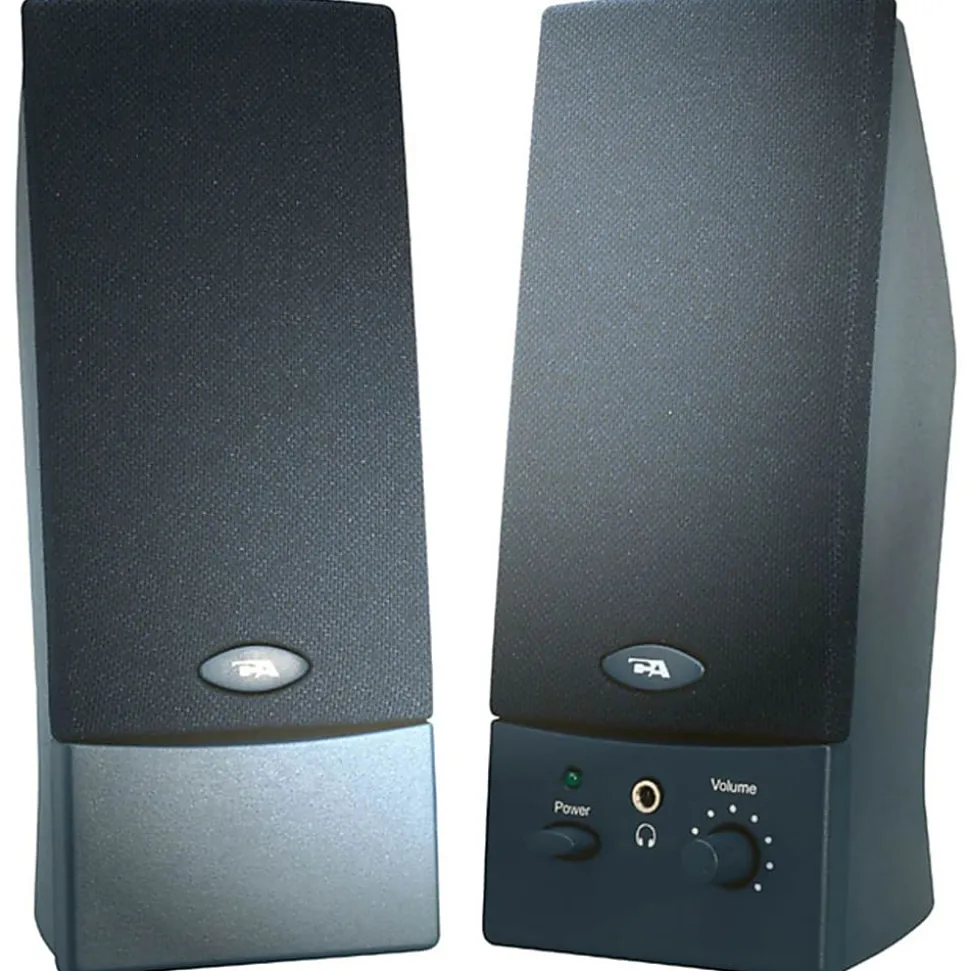 Cyber Acoustics 2.0 USB Speaker System, Black, CA-2016WB