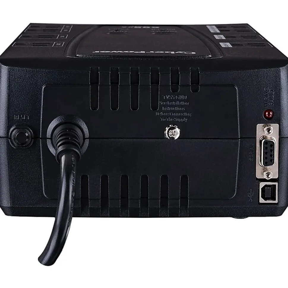 CyberPower® CP825AVRLCD-G 8-Outlet Uninterruptible Power Supply, 825VA/450 Watts
