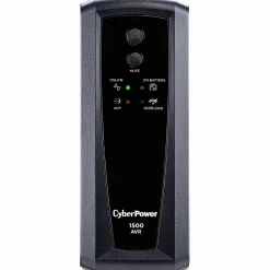 CyberPower CP1500AVRT AVR UPS Systems - 1500VA/900W, 120 VAC, NEMA 5-15P, Mini-Tower, 10 Outlets, PowerPanel® Personal, $500000 CEG, 3YR Warranty