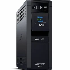 CyberPower CP1500PFCLCDTAA UPS System - 1500VA/1000W, 120 VAC, NEMA 5-15P, Mini-Tower, Sine Wave, 12 Outlets, LCD, $500000 CEG- CP1500PFCLCDTAA