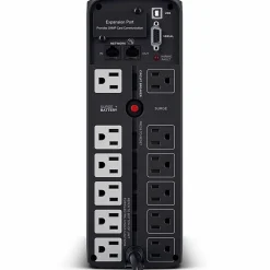 CyberPower CP1500PFCLCDTAA UPS System - 1500VA/1000W, 120 VAC, NEMA 5-15P, Mini-Tower, Sine Wave, 12 Outlets, LCD, $500000 CEG- CP1500PFCLCDTAA
