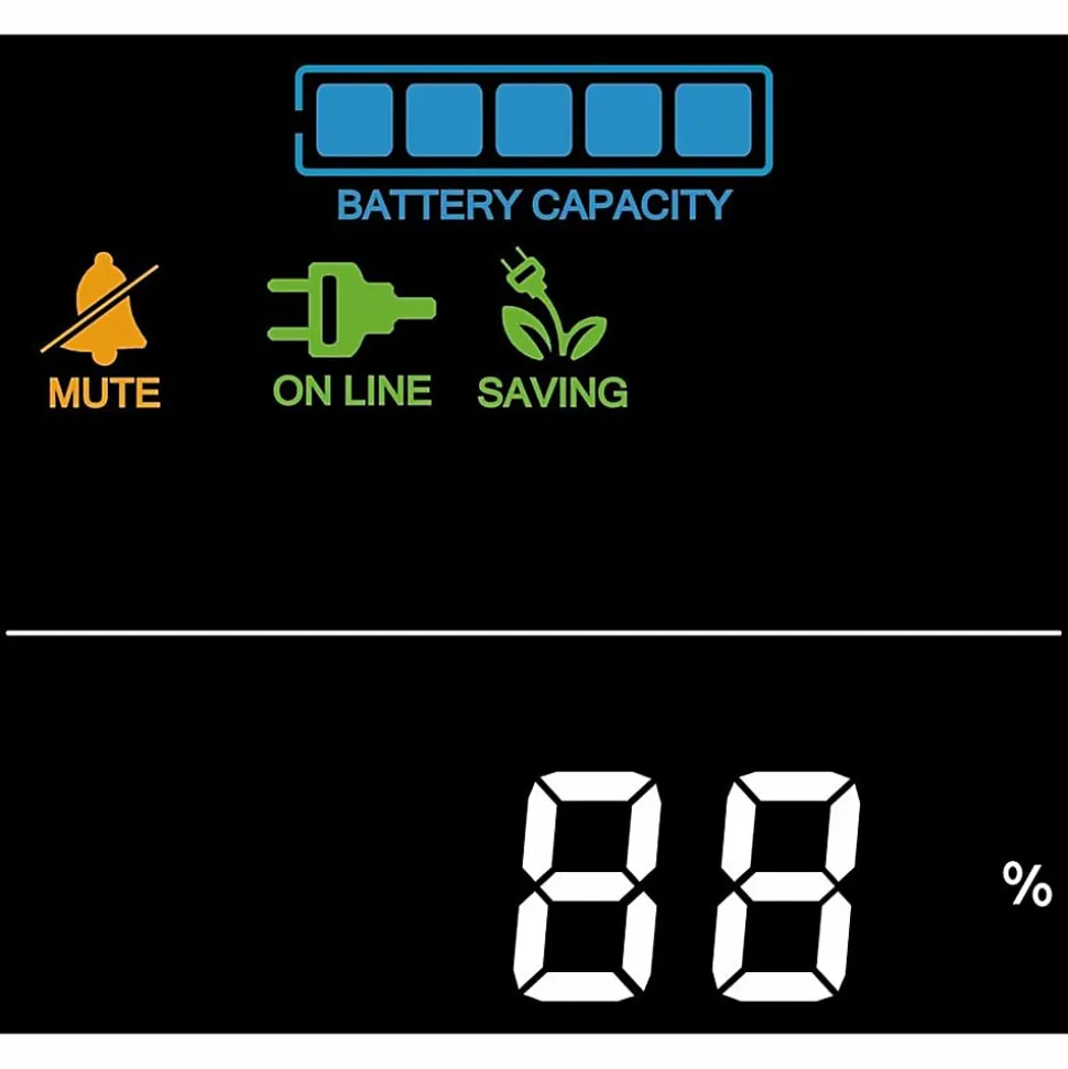 CyberPower CP1500PFCLCDTAA UPS System - 1500VA/1000W, 120 VAC, NEMA 5-15P, Mini-Tower, Sine Wave, 12 Outlets, LCD, $500000 CEG- CP1500PFCLCDTAA