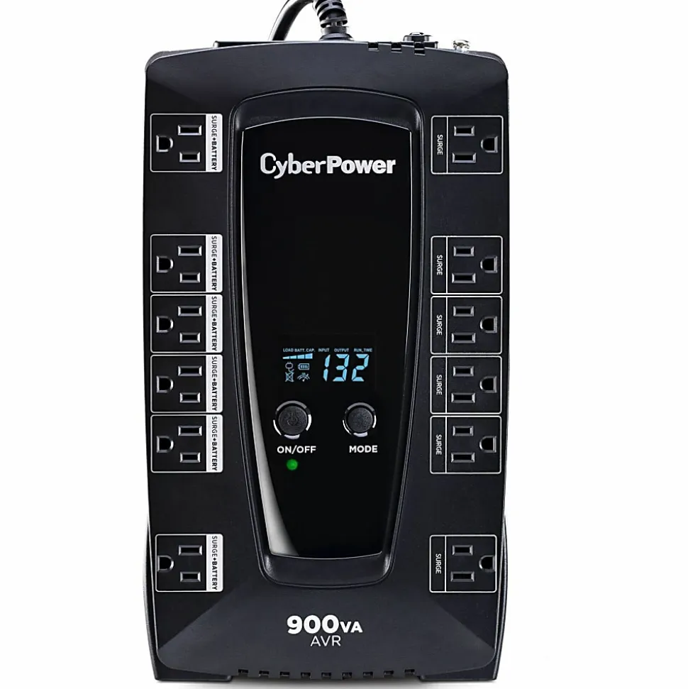 CyberPower Intelligent LCD Series AVRG900LCD 900VA 480W UPS
